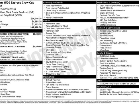 Used 2016 RAM 1500 Express w/ Black Ram 1500 Express Group image 4