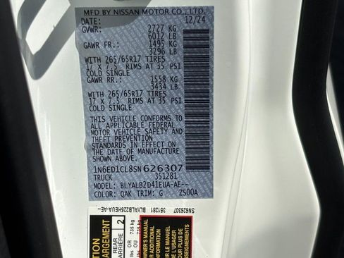 New 2025 Nissan Frontier SV image 20