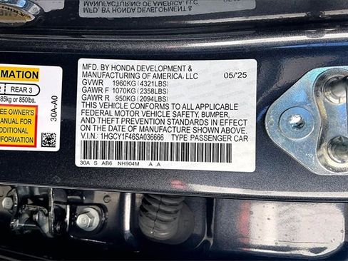 Used 2025 Honda Accord SE image 19