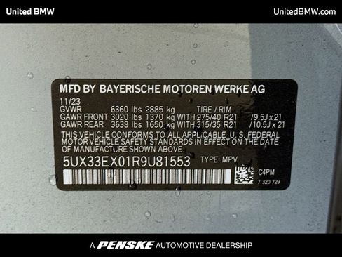 Used 2024 BMW X6 xDrive40i w/ Executive Package image 15