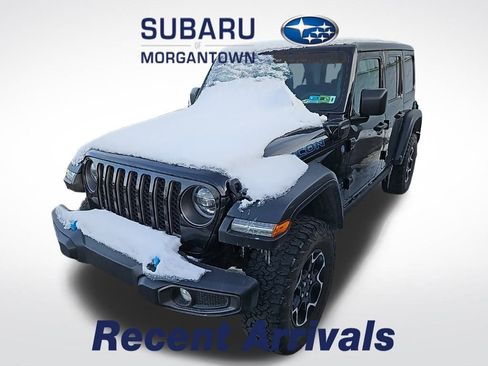 Used 2021 Jeep Wrangler Unlimited Rubicon 4xe w/ Cold Weather Group image 1