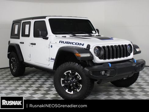 Used 2024 Jeep Wrangler Unlimited Rubicon 4xe w/ Technology Group image 1