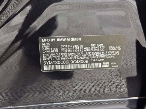 Used 2020 BMW X3 M w/ Executive Package AWD/4WD image 16