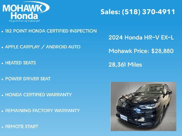 Certified 2024 Honda HR-V EX-L image 16