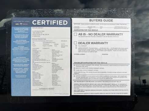 Certified 2024 Chevrolet Silverado 1500 Custom w/ Turbomax Blackout Package image 34