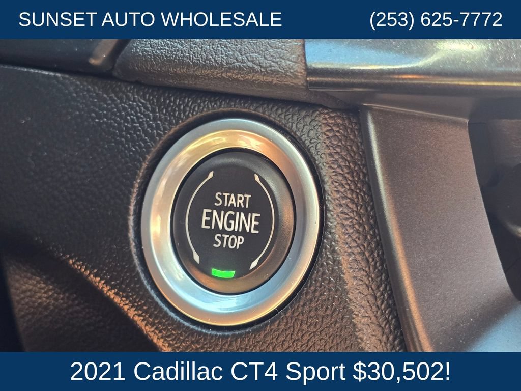 Used 2021 Cadillac CT4 Sport w/ Technology Package AWD/4WD image 33