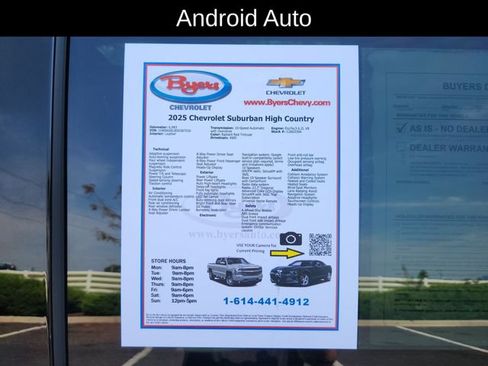 Used 2025 Chevrolet Suburban High Country AWD/4WD image 14