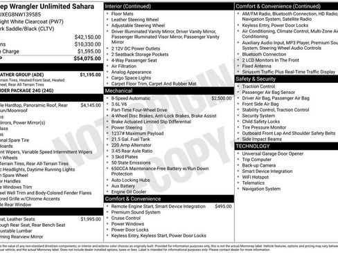 Used 2022 Jeep Wrangler Unlimited Sahara w/ Cold Weather Group image 28