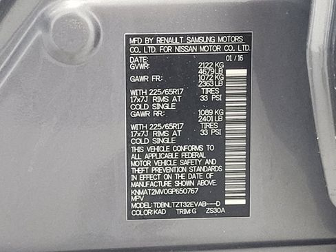 Used 2016 Nissan Rogue SV w/ SV Premium Package image 33