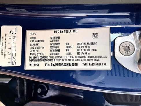 Used 2025 Tesla Model 3 Long Range RWD image 33