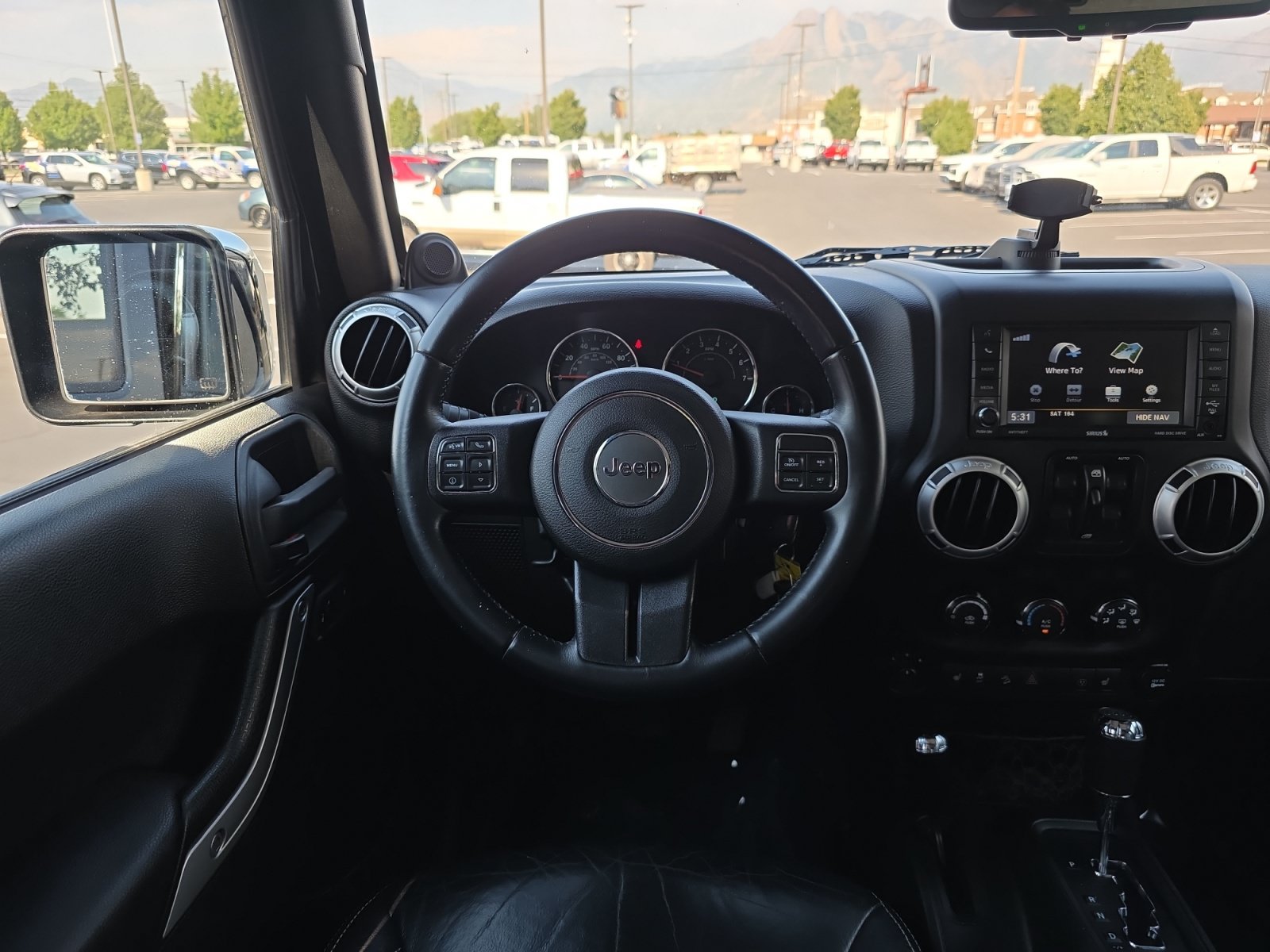 Used 2014 Jeep Wrangler Unlimited Sahara w/ Dual Top Group AWD/4WD image 12