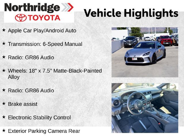 Certified 2026 Toyota GR86 Premium w/ ALL Weather Mat Package (TMS) RWD image 2