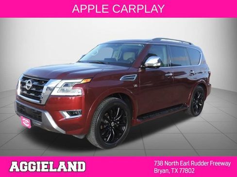 Used 2021 Nissan Armada Platinum w/ Captain's Chairs Package RWD image 8