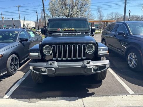 Used 2021 Jeep Wrangler Unlimited Sahara w/ Uconnect 4C Nav & Sound Group image 2