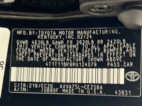 Certified 2024 Toyota Camry SE w/ Convenience Package AWD/4WD image 25