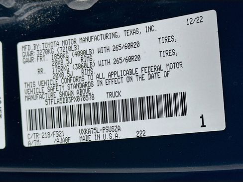 Used 2023 Toyota Tundra SR5 w/ SR5 Convenience Package image 12