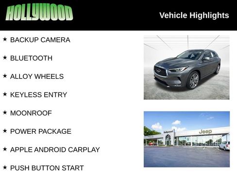 Used 2022 INFINITI QX50 Sensory FWD image 3