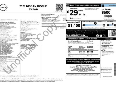 Used 2021 Nissan Rogue SV FWD image 9