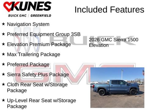 New 2026 GMC Sierra 1500 Elevation w/ Elevation Premium Package image 3