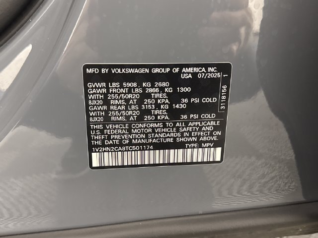 Used 2026 Volkswagen Atlas SE AWD/4WD image 24