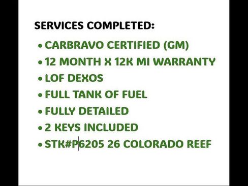 Used 2026 Chevrolet Colorado Trail Boss AWD/4WD image 42