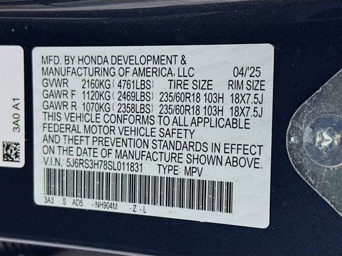 Used 2025 Honda CR-V EX-L image 12