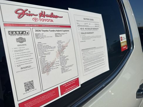 Used 2026 Toyota Tundra Capstone image 8