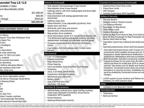 Used 2019 Chevrolet Trax LS FWD image 12