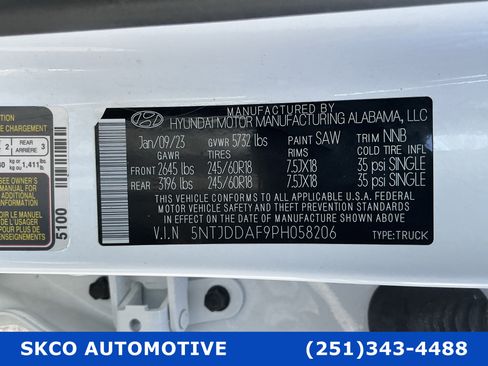 Used 2023 Hyundai Santa Cruz SEL Premium image 28