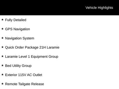 New 2026 RAM 1500 Laramie w/ Bed Utility Group