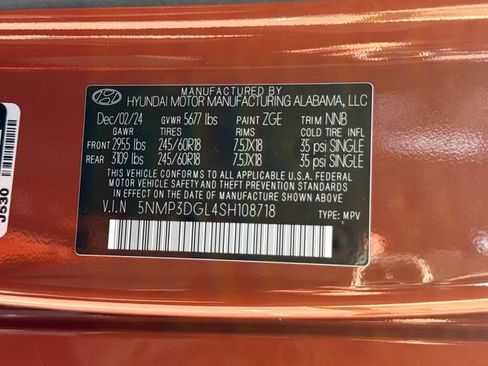 Certified 2025 Hyundai Santa Fe XRT AWD/4WD image 30
