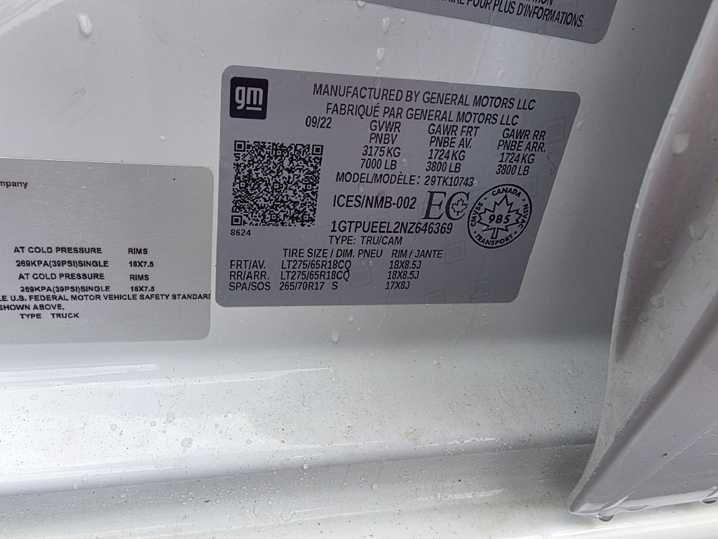 Used 2022 GMC Sierra 1500 AT4 w/ AT4 Preferred Package AWD/4WD image 30