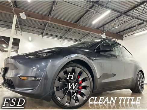 Used 2025 Tesla Model Y Performance AWD/4WD image 1