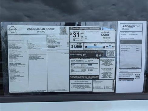 New 2026 Nissan Rogue SV AWD/4WD image 22
