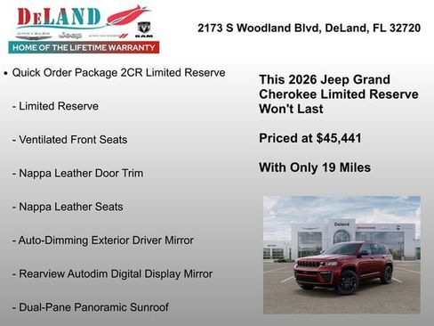 New 2026 Jeep Grand Cherokee Limited AWD/4WD image 7