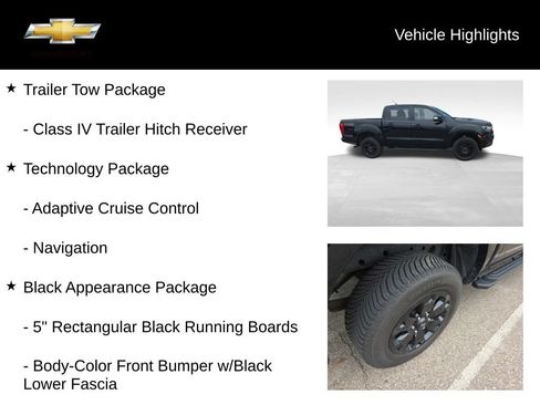 Used 2019 Ford Ranger Lariat w/ Black Appearance Package AWD/4WD image 19