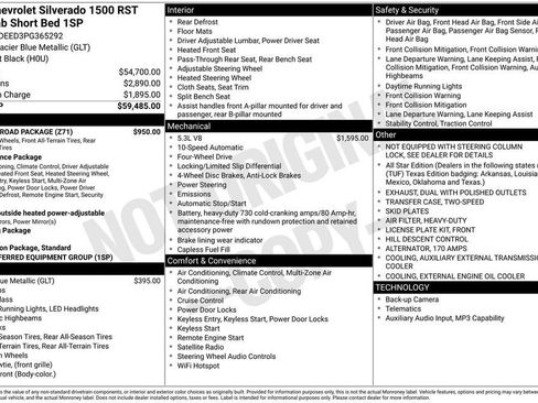 Used 2023 Chevrolet Silverado 1500 RST w/ Z71 Off-Road Package AWD/4WD image 11