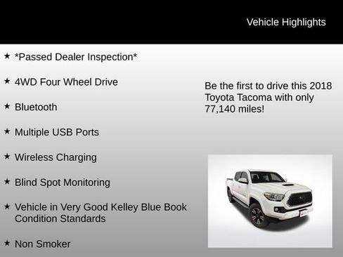 Certified 2018 Toyota Tacoma TRD Sport image 6