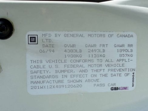 Used 1995 Chevrolet Monte Carlo Z34 FWD image 31