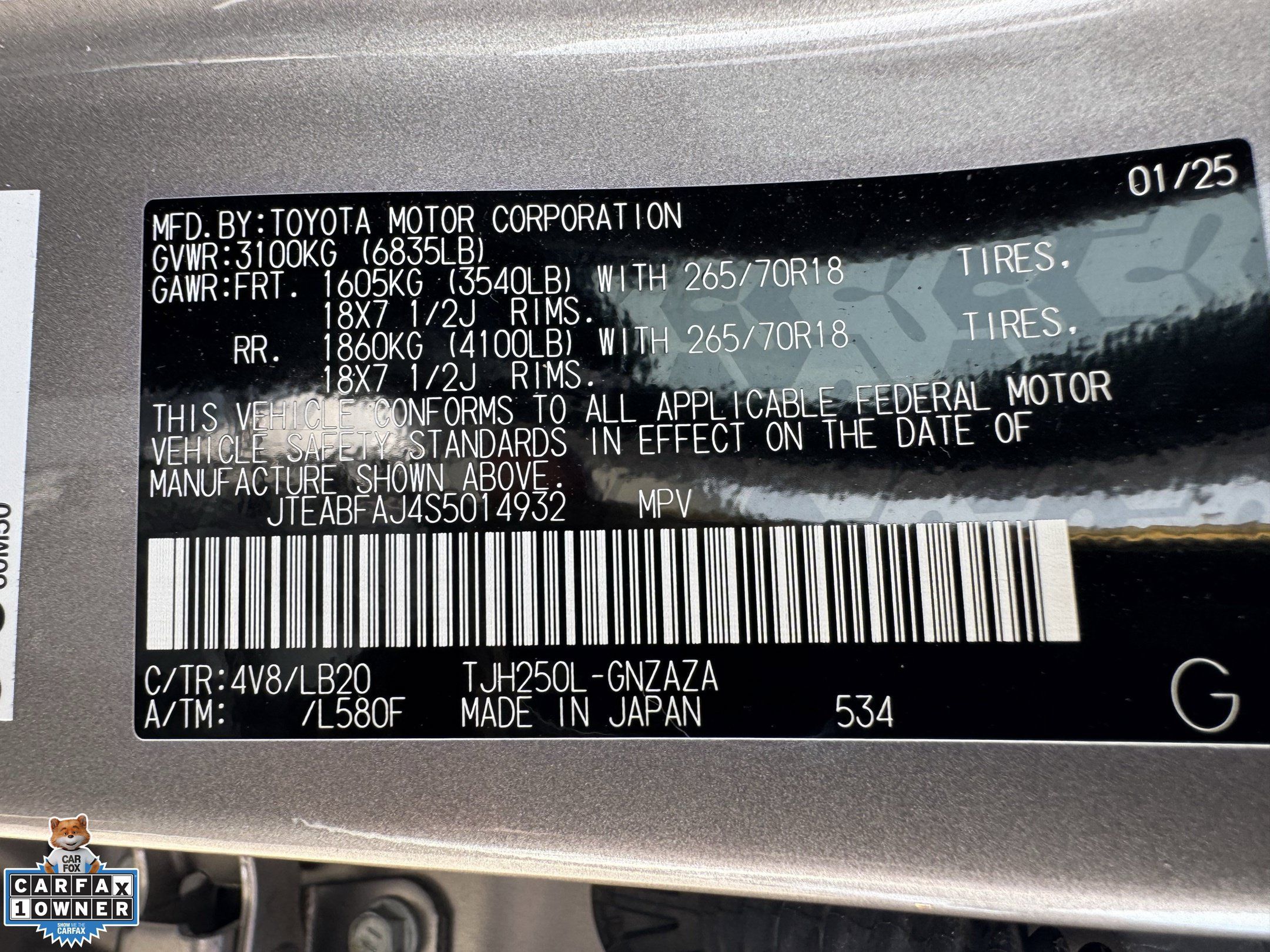 Used 2025 Toyota Land Cruiser w/ Premium Package AWD/4WD image 35