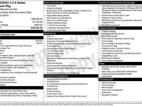 Used 2021 MAZDA MAZDA3 s image 3