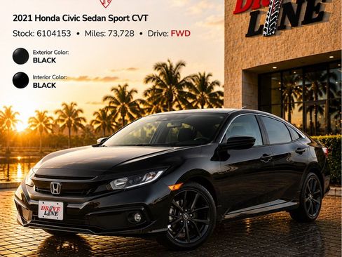 Used 2021 Honda Civic Sport image 1