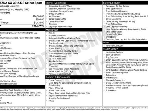 Used 2024 MAZDA CX-30 AWD 2.5 S w/ Select Sport Pkg image 6