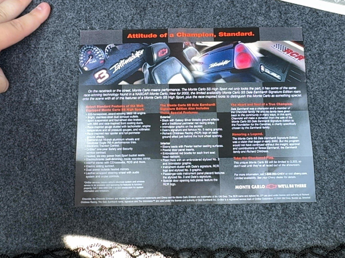 Used 2002 Chevrolet Monte Carlo SS w/ Preferred Equipment Group FWD image 19