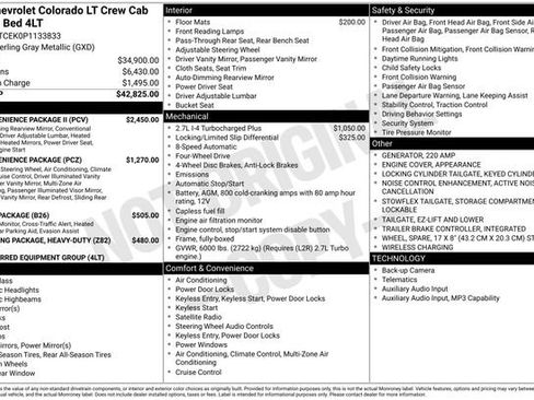 Certified 2023 Chevrolet Colorado LT w/ LT Convenience Package II AWD/4WD image 35