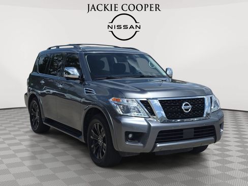 Used 2020 Nissan Armada Platinum w/ Captain's Chairs Package AWD/4WD image 3