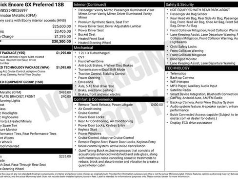 Used 2024 Buick Encore GX Preferred w/ Comfort Package FWD image 20