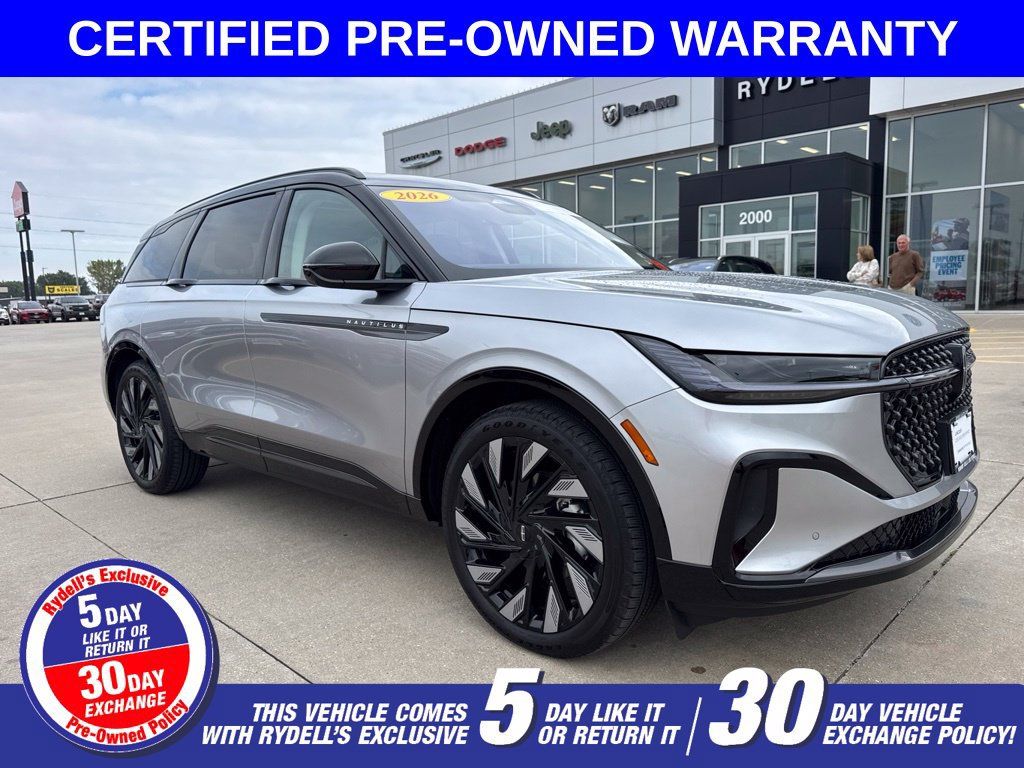 Used 2026 Lincoln Nautilus Reserve w/ Jet Appearance Package AWD/4WD image 1