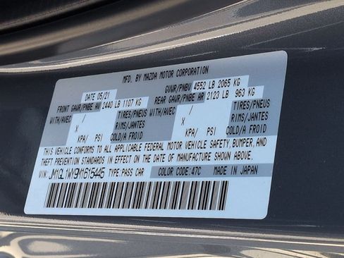 Used 2021 MAZDA MAZDA6 Carbon Edition FWD image 23