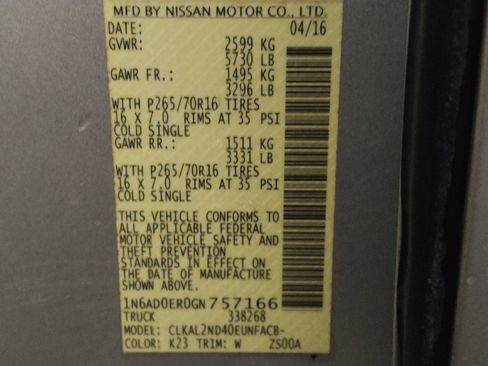 Used 2016 Nissan Frontier SV w/ SV Value Truck Package image 33